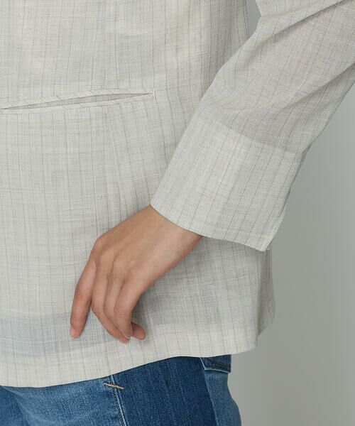 COMME CA COMFORT / コムサ・コンフォート（Lサイズ） セットアップ | 〔 TALLサイズ 〕 【セットアップ対応】シアーボイルストライプ ジャケット | 詳細12