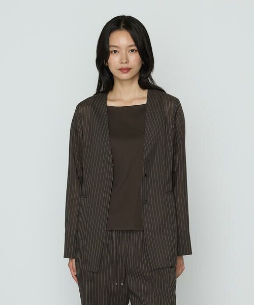 COMME CA COMFORT / コムサ・コンフォート（Lサイズ） セットアップ | 〔 TALLサイズ 〕 【セットアップ対応】シアーボイルストライプ ジャケット | 詳細16