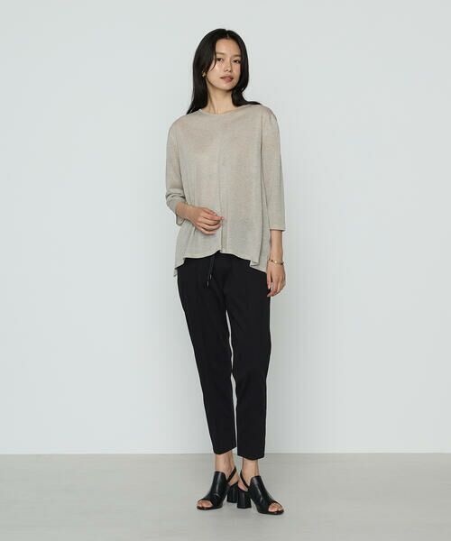 COMME CA COMFORT / コムサ・コンフォート(Lサイズ) その他パンツ | 〔 TALLサイズ 〕 ハイコンパクトコットンポンチ パンツ | 詳細1