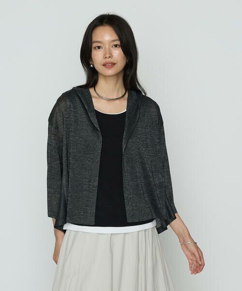 COMME CA COMFORT / コムサ・コンフォート（Lサイズ） カーディガン・ボレロ | 〔 TALLサイズ 〕 レーヨンイタリア糸 カーディガン | 詳細2