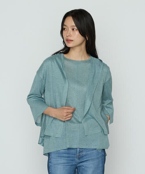 COMME CA COMFORT / コムサ・コンフォート（Lサイズ） カーディガン・ボレロ | 〔 TALLサイズ 〕 レーヨンイタリア糸 カーディガン | 詳細14