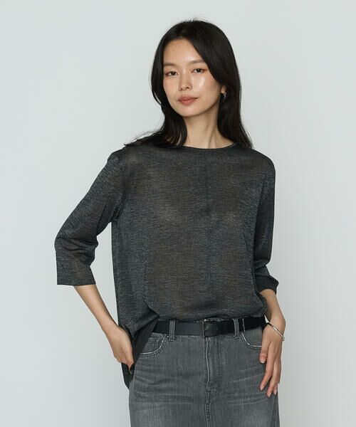 COMME CA COMFORT / コムサ・コンフォート（Lサイズ） ニット・セーター | 〔 TALLサイズ 〕 レーヨンイタリア糸 プルオーバー | 詳細3