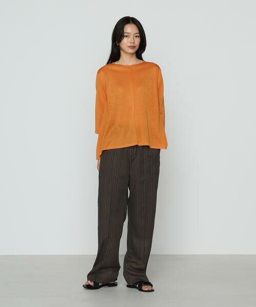 COMME CA COMFORT / コムサ・コンフォート（Lサイズ） ニット・セーター | 〔 TALLサイズ 〕 レーヨンイタリア糸 プルオーバー | 詳細5