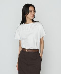 COMME CA COMFORT / コムサ・コンフォート（Lサイズ） カットソー | 〔 TALLサイズ 〕 コヒノールスムース ビスチェ風カットソー