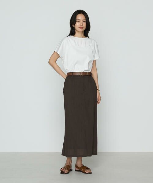 COMME CA COMFORT / コムサ・コンフォート(Lサイズ) カットソー | 〔 TALLサイズ 〕 コヒノールスムース ビスチェ風カットソー | 詳細1