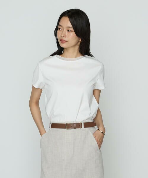 COMME CA COMFORT / コムサ・コンフォート（Lサイズ） Tシャツ | 〔 TALLサイズ 〕 コヒノールスムース ニット付きTシャツ | 詳細3