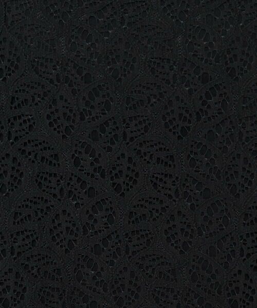 COMME CA COMFORT / コムサ・コンフォート（Lサイズ） シャツ・ブラウス | 〔 TALLサイズ 〕 リーフ柄ラッセルレース ブラウス | 詳細18