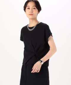 COMME CA COMFORT / コムサ・コンフォート（Lサイズ） カットソー | 〔 TALLサイズ 〕 コットン強撚ポンチ デザインタックシャツ