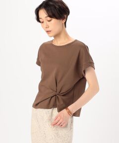 COMME CA COMFORT / コムサ・コンフォート（Lサイズ） カットソー | 〔 TALLサイズ 〕 コットン強撚ポンチ デザインタックシャツ