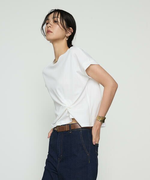 COMME CA COMFORT / コムサ・コンフォート(Lサイズ) カットソー | 〔 TALLサイズ 〕 コットン強撚ポンチ デザインタックシャツ | 詳細5