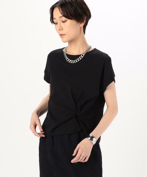 COMME CA COMFORT / コムサ・コンフォート(Lサイズ) カットソー | 〔 TALLサイズ 〕 コットン強撚ポンチ デザインタックシャツ | 詳細8