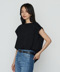 COMME CA COMFORT / コムサ・コンフォート（Lサイズ） Tシャツ | 〔 TALLサイズ 〕 コットン強撚ポンチ ショルダータックTシャツ