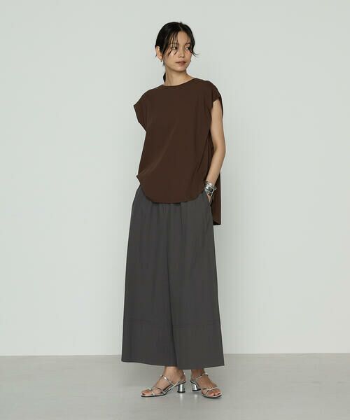 COMME CA COMFORT / コムサ・コンフォート（Lサイズ） Tシャツ | 〔 TALLサイズ 〕 コットン強撚ポンチ ショルダータックTシャツ | 詳細22