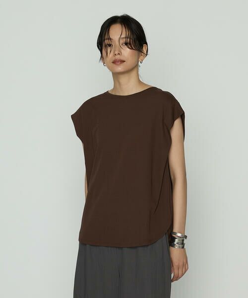 COMME CA COMFORT / コムサ・コンフォート（Lサイズ） Tシャツ | 〔 TALLサイズ 〕 コットン強撚ポンチ ショルダータックTシャツ | 詳細23