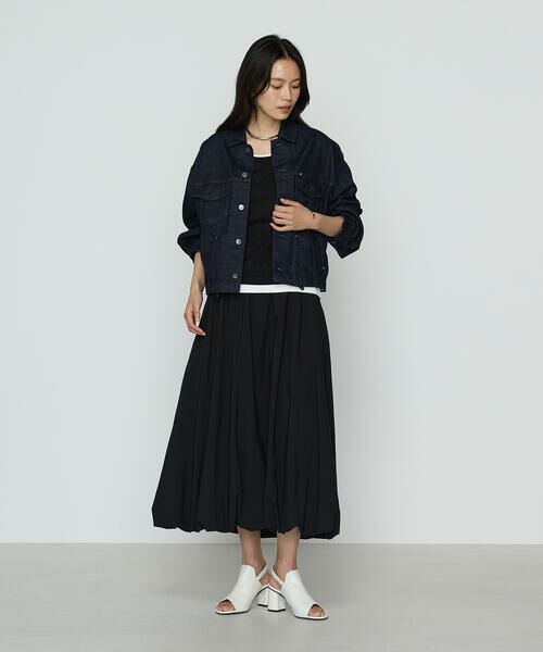 COMME CA COMFORT / コムサ・コンフォート（Lサイズ） タンクトップ | 〔 TALLサイズ 〕 強撚ガステレコ／オーガニック レイヤードタンクトップ | 詳細2