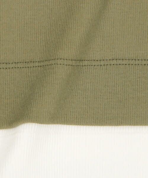 COMME CA COMFORT / コムサ・コンフォート（Lサイズ） タンクトップ | 〔 TALLサイズ 〕 強撚ガステレコ／オーガニック レイヤードタンクトップ | 詳細16