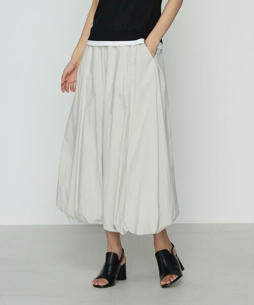 COMME CA COMFORT / コムサ・コンフォート（Lサイズ） ロング・マキシ丈スカート | 〔 TALLサイズ 〕 タイプライター バルーンスカート | 詳細3