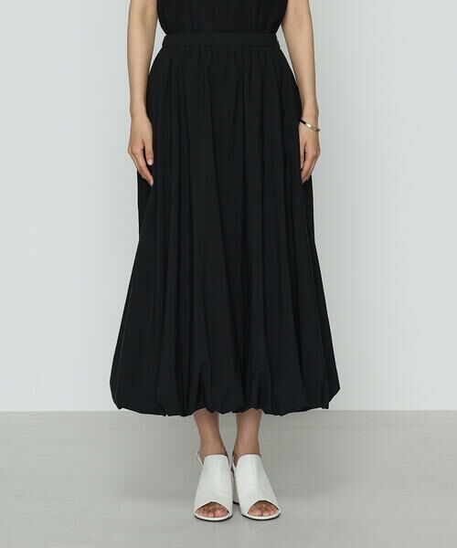 COMME CA COMFORT / コムサ・コンフォート（Lサイズ） ロング・マキシ丈スカート | 〔 TALLサイズ 〕 タイプライター バルーンスカート | 詳細8
