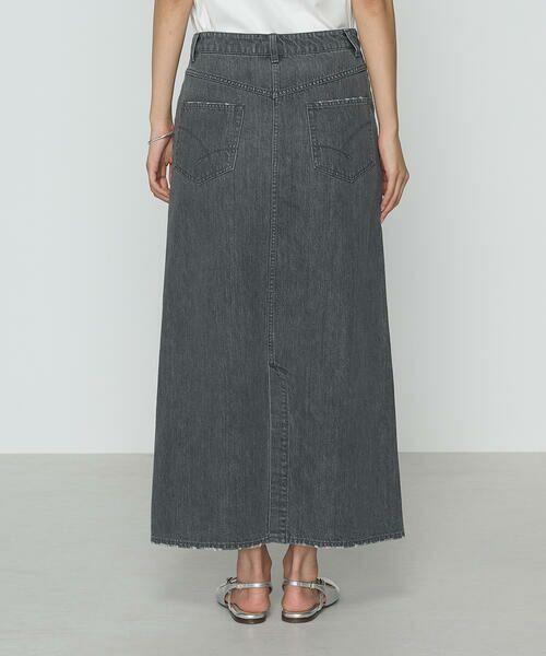 COMME CA COMFORT / コムサ・コンフォート（Lサイズ） ロング・マキシ丈スカート | 〔 TALLサイズ 〕 コットンデニム／コットンスラブ デニムタイトスカート | 詳細7