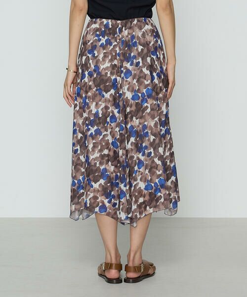 COMME CA COMFORT / コムサ・コンフォート（Lサイズ） ロング・マキシ丈スカート | 〔 TALLサイズ 〕 強撚カッセンアートプリント ハンカチーフヘムスカート | 詳細6