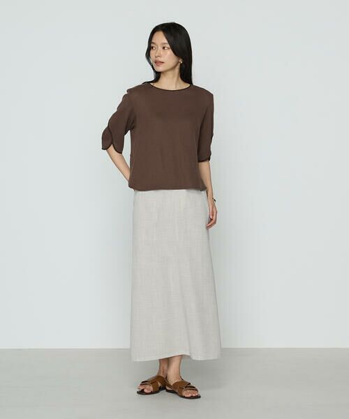 COMME CA COMFORT / コムサ・コンフォート（Lサイズ） Tシャツ | 〔 TALLサイズ 〕 ポコポコジャージー バックタックTシャツ | 詳細1