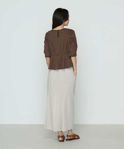 COMME CA COMFORT / コムサ・コンフォート（Lサイズ） Tシャツ | 〔 TALLサイズ 〕 ポコポコジャージー バックタックTシャツ | 詳細3