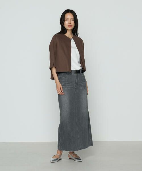 COMME CA COMFORT / コムサ・コンフォート（Lサイズ） ブルゾン | 〔 TALLサイズ 〕 ポコポコジャージー カーデブルゾン | 詳細1