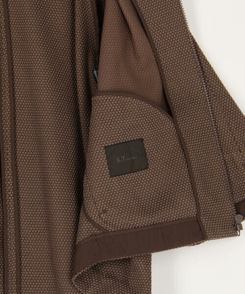 COMME CA COMFORT / コムサ・コンフォート（Lサイズ） ブルゾン | 〔 TALLサイズ 〕 ポコポコジャージー カーデブルゾン | 詳細10