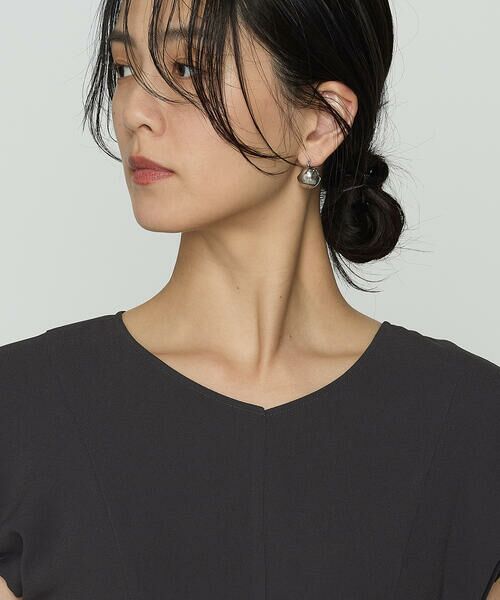 COMME CA COMFORT / コムサ・コンフォート（Lサイズ） シャツ・ブラウス | 〔 TALLサイズ 〕 バックサテンジョーゼット ギャザースリーブプルオーバー | 詳細7