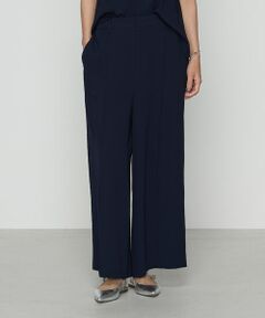 COMME CA COMFORT / コムサ・コンフォート（Lサイズ） その他パンツ | 〔 TALLサイズ 〕 バックサテンジョーゼット クロップドワイドパンツ