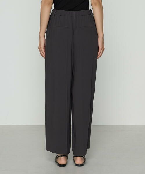 COMME CA COMFORT / コムサ・コンフォート（Lサイズ） その他パンツ | 〔 TALLサイズ 〕 バックサテンジョーゼット クロップドワイドパンツ | 詳細8