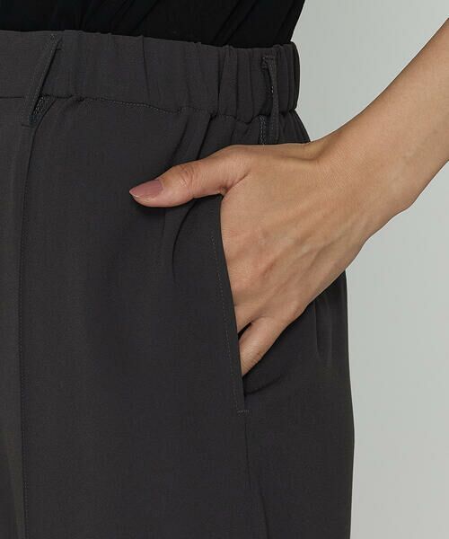 COMME CA COMFORT / コムサ・コンフォート（Lサイズ） その他パンツ | 〔 TALLサイズ 〕 バックサテンジョーゼット クロップドワイドパンツ | 詳細11