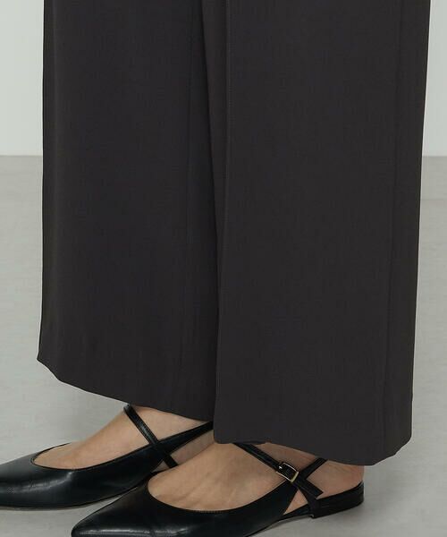 COMME CA COMFORT / コムサ・コンフォート（Lサイズ） その他パンツ | 〔 TALLサイズ 〕 バックサテンジョーゼット クロップドワイドパンツ | 詳細12