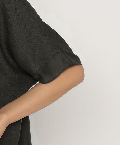 COMME CA COMFORT / コムサ・コンフォート（Lサイズ） シャツ・ブラウス | 〔 +サイズ 〕 麻調合繊 シアーブラウス | 詳細10