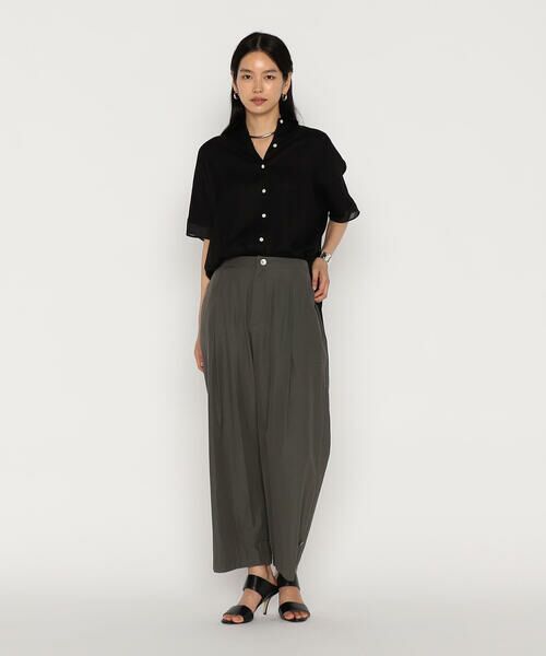 COMME CA COMFORT / コムサ・コンフォート（Lサイズ） シャツ・ブラウス | 〔 +サイズ 〕 麻調合繊 シアーブラウス | 詳細14