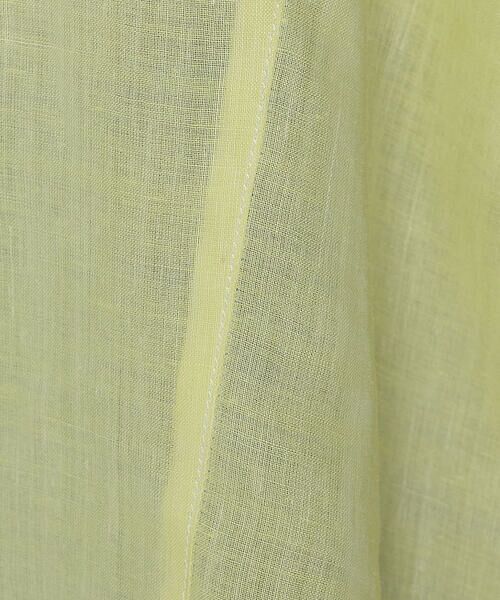 COMME CA COMFORT / コムサ・コンフォート（Lサイズ） シャツ・ブラウス | 〔 +サイズ 〕 ラミーシャンブレー シアーシャツ | 詳細10