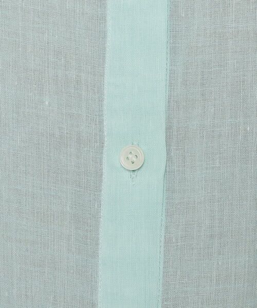 COMME CA COMFORT / コムサ・コンフォート（Lサイズ） シャツ・ブラウス | 〔 +サイズ 〕 ラミーシャンブレー シアーシャツ | 詳細20