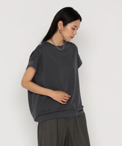 COMME CA COMFORT / コムサ・コンフォート（Lサイズ） カットソー | 〔 +サイズ 〕 モックロディ ゆったりプルオーバー