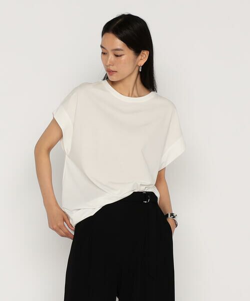 COMME CA COMFORT / コムサ・コンフォート（Lサイズ） カットソー | 〔 +サイズ 〕 モックロディ ゆったりプルオーバー | 詳細2