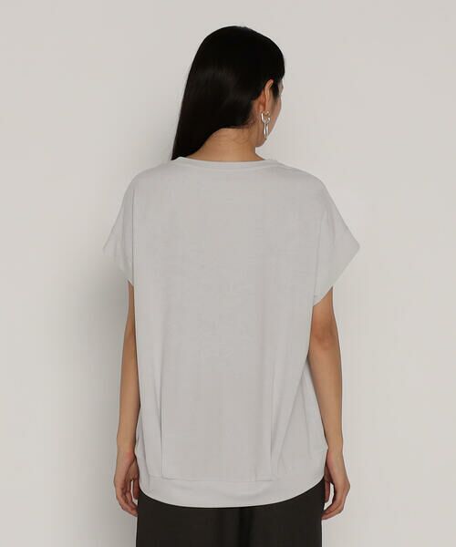 COMME CA COMFORT / コムサ・コンフォート（Lサイズ） カットソー | 〔 +サイズ 〕 モックロディ ゆったりプルオーバー | 詳細8