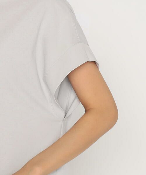 COMME CA COMFORT / コムサ・コンフォート（Lサイズ） カットソー | 〔 +サイズ 〕 モックロディ ゆったりプルオーバー | 詳細10