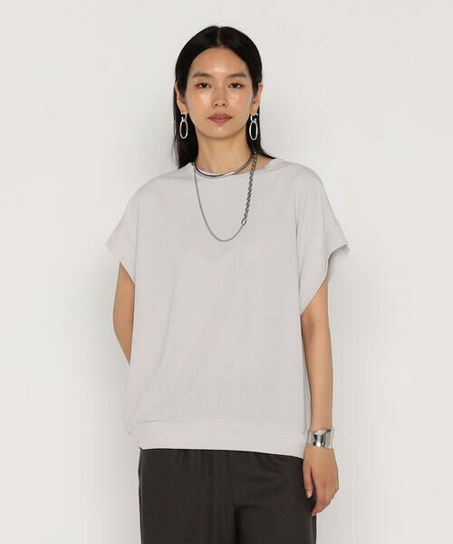COMME CA COMFORT / コムサ・コンフォート（Lサイズ） カットソー | 〔 +サイズ 〕 モックロディ ゆったりプルオーバー | 詳細5