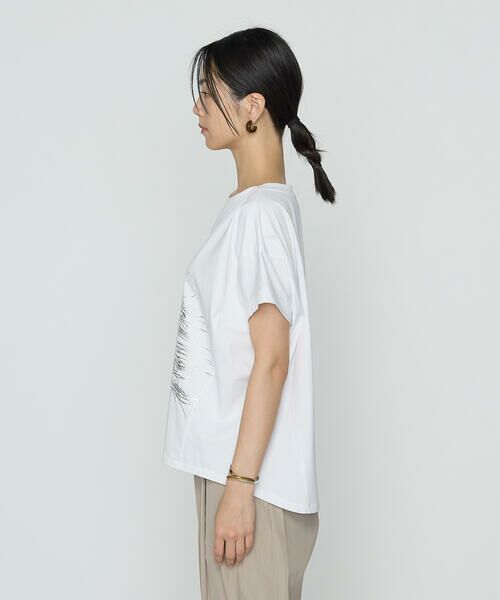 COMME CA COMFORT / コムサ・コンフォート（Lサイズ） Tシャツ | 〔 +サイズ 〕 プレーティング天竺 プリントTシャツ | 詳細5