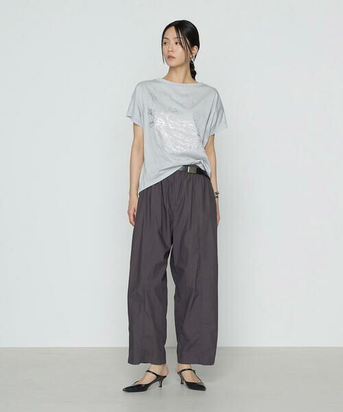 COMME CA COMFORT / コムサ・コンフォート（Lサイズ） Tシャツ | 〔 +サイズ 〕 プレーティング天竺 プリントTシャツ | 詳細11