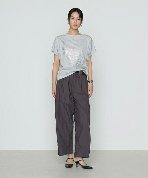 COMME CA COMFORT / コムサ・コンフォート（Lサイズ） Tシャツ | 〔 +サイズ 〕 プレーティング天竺 プリントTシャツ | 詳細12