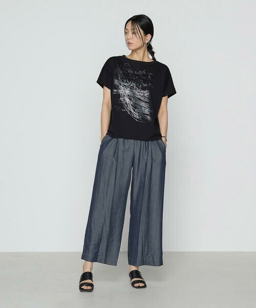 COMME CA COMFORT / コムサ・コンフォート（Lサイズ） Tシャツ | 〔 +サイズ 〕 プレーティング天竺 プリントTシャツ | 詳細16