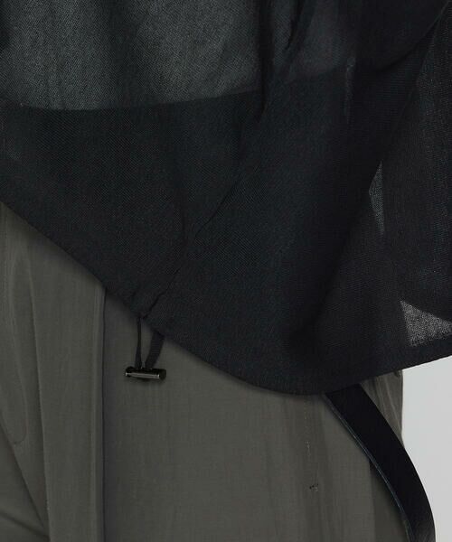 COMME CA COMFORT / コムサ・コンフォート（Lサイズ） カーディガン・ボレロ | 〔 +サイズ 〕 シャイニーシアーヤーン ドロストシアーショートカーデ | 詳細10