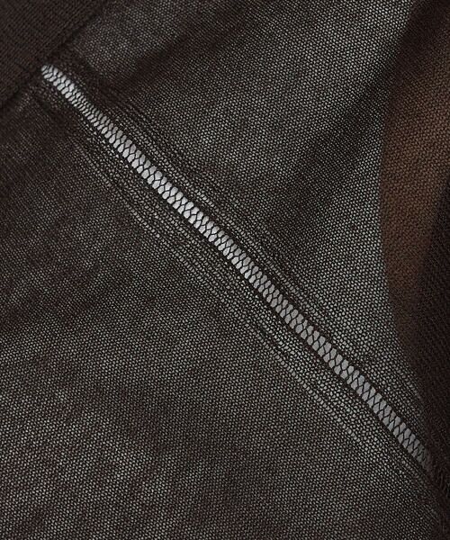 COMME CA COMFORT / コムサ・コンフォート（Lサイズ） カーディガン・ボレロ | 〔 +サイズ 〕 シャイニーシアーヤーン ドロストシアーショートカーデ | 詳細14