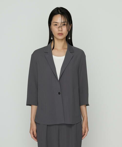 COMME CA COMFORT / コムサ・コンフォート（Lサイズ） セットアップ | 〔 TALLサイズ 〕 【セットアップ対応】ストレッチからみ ジャケット | 詳細4