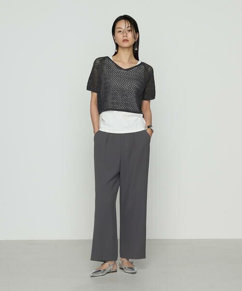 COMME CA COMFORT / コムサ・コンフォート（Lサイズ） その他パンツ | 〔 TALLサイズ 〕 【セットアップ対応】ストレッチからみ パンツ | 詳細4